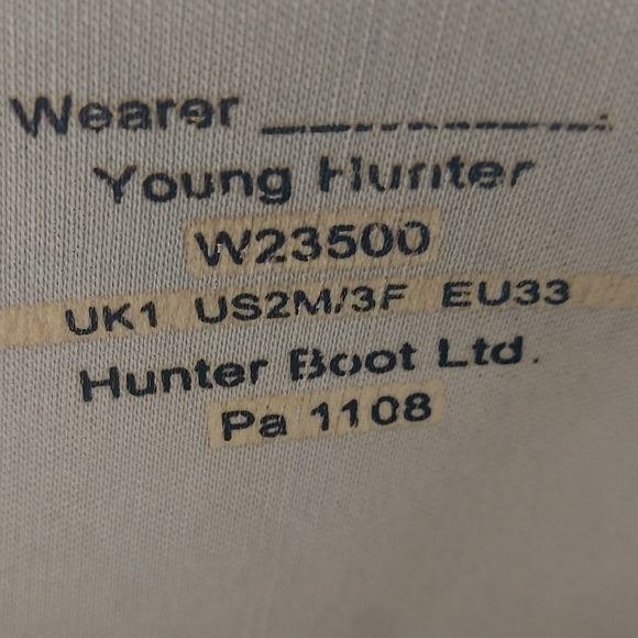 Hunter Young Hunter Green Rain Boots - Picture 4 of 6